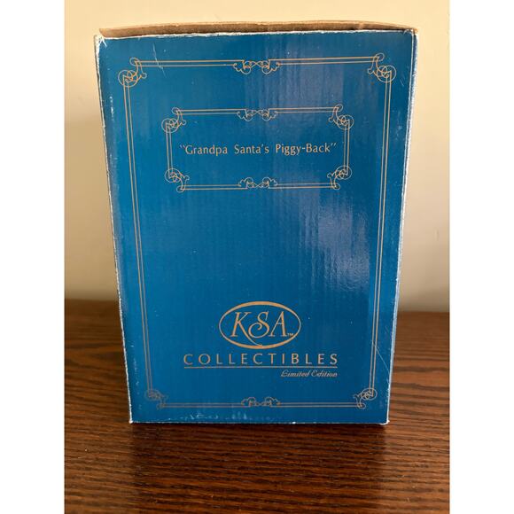 VTG Fabriche Kirk Adler KSA Collectibles Ltd Edition 'Grandpa Santas Piggy Back' - Picture 3 of 13